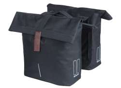 Basil City Doble Alforja MIK 32L -Negro