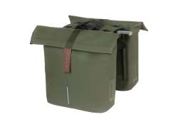 Basil City Double Sacoche MIK 28-32L - Mos Vert