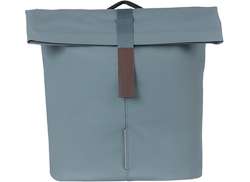 Basil City Dublu Coș 28-32L MIK Vegan Piele - Albastru