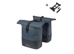 Basil Cove Double Sacoche MIK 28-32L - Marine Bleu/Noir