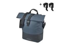 Basil Cove Shopper Fietstas MIK Hooks 14-16L - Blauw/Zwart