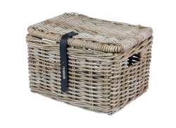 Basil Dax S Bicycle Basket Incl. Desksel - Gray