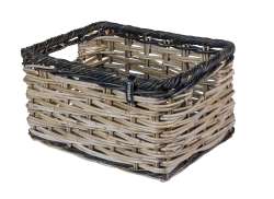 Basil Dijon L 자전거 바스켓 - 그레이 / 블랙