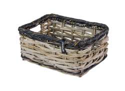 Basil Dijon S Bicycle Basket - Gray / Black