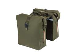 Basil Double Pannier SoHo 41L MIK - Moss Green