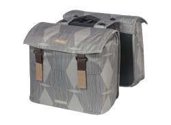 Basil Elegance Double Pannier 40-49L MIK - Chateu Taupe