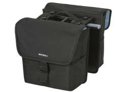 Basil Go Doble Alforja MIK 32L - Negro