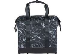 Basil Grand Flower Shopper Borsa Laterale 23L - Nero