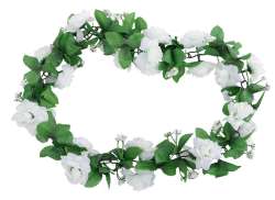 Basil Guirnalda De Flores Flor Garland Rosa Blanco