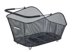 Basil Icon M Bicycle Basket MIK Finely Woven Steel - Black