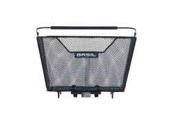 Basil Lesto Bicycle Basket For Rear Finely Woven MIK - Black