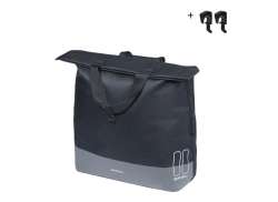 Basil Mara Evo Fahrrad Shopper MIK Hooks 17-19L - Schwarz