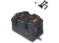 Basil Miles Bolsa Para Portabicicletas MIK 7L Incl. Adaptador - Negro/Naranja