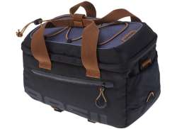 Basil Miles Pakethållare Väska 7L - Svart Läder