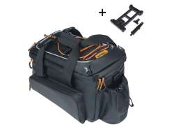 Basil Miles XL Pro Luggage Carrier Bag Tarpaulin 36L - Black