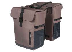 Basil Move Doppio Borsa Laterale MIK 30L - Marrone