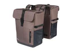 Basil Move Double Sacoche 30L - Brun