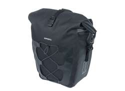 Basil Navigator Waterproof Pannier MIK Hooks 25-31L - Black
