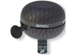 Basil Noir Bicycle Bell Ding Dong Ø60mm - Black