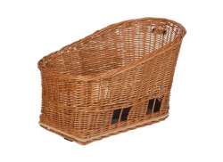 Basil Pasja M Dog Basket 30L MIK 2.0 - Rattan Brown