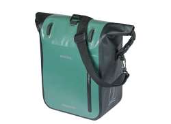 Basil Rivo Enkele Fietstas MIK Hooks 12-15L - Groen/Zwart