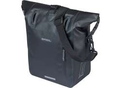 Basil Rivo Enkele Fietstas MIK Hooks 12-15L - Zwart