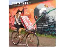 Basil Robin Cestino Bicicletta 26/28 Inch Fisso - Argento
