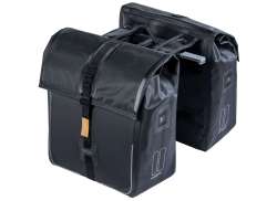 Basil Urban Double Pannier 50L MIK 2.0 Waterproof - Black