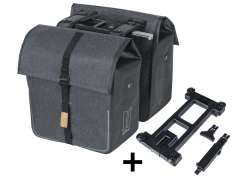 Basil Urban Dry Doppel- Fahrradtasche MIK 50L - Charcoal