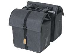 Basil Urban Dry Doppel- Fahrradtasche MIK 50L - Charcoal