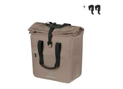 Basil Urban Dry Neo Bicycle Shopper MIK Hooks 23-26L - Brown