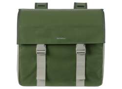 Basil Urban Load Doble Alforja 53L - Verde/Arena