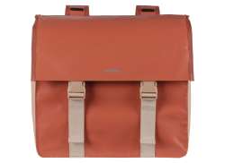 Basil Urban Load Double Pannier 53L - Red/Pink