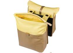 Basil Vive Doppio Borsa Laterale MIK 28-35L - Sabbia/Giallo