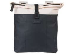 Basil Vive Double Sacoche 28-35L - Blanc/Noir