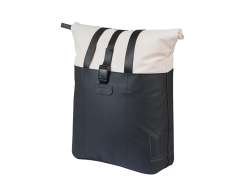 Basil Vive Shopper Borsa Laterale MIK Hooks 15-20L - Bianco/Nero