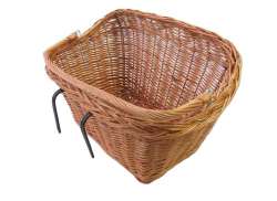 Basil Wicker Bicycle Basket Dublin Square With Belly