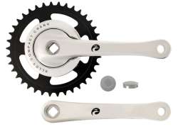 Batavus Compact Sistem Pedalier 28T 170mm Aluminiu - Argintiu