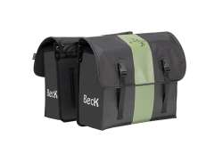 Beck Classic Doppel- Fahrradtasche 46L - Watercress