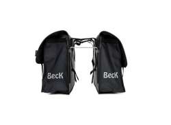 Beck Classic 双 驮包 46L Londen - 黑色/白色