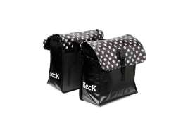 Beck Doppel- Fahrradtasche Small 35L - Sterne