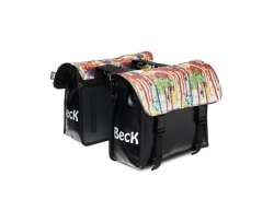 BECK Mini Dublu Coș 25L Drippy - Negru/Multicolor