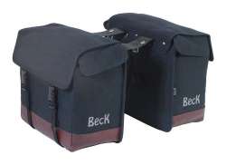 Beck Natural 双 驮包 38L - 黑色