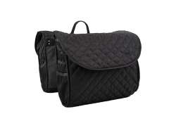 Beck Quilt Doppel- Fahrradtasche 36L 36x16x30cm - Schwarz