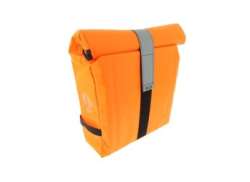Beck Roll Einzelne Fahrradtasche 15L - Fluor Orange