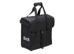 Beck Shopper Tasche Leinen 15L - Schwarz