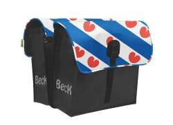 Beck 双 驮包 35L Friesland - 黑色/蓝色