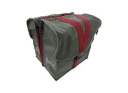 Beck Web Double Pannier 36L - Gray/Red