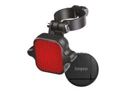 Beeep Refletor Incluindo. Tracker - Preto/Vermelho