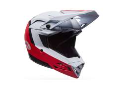 Bell フル-10 Mips ヘルメット レベル セット ホワイト/レッド - 2XL 61-63 cm